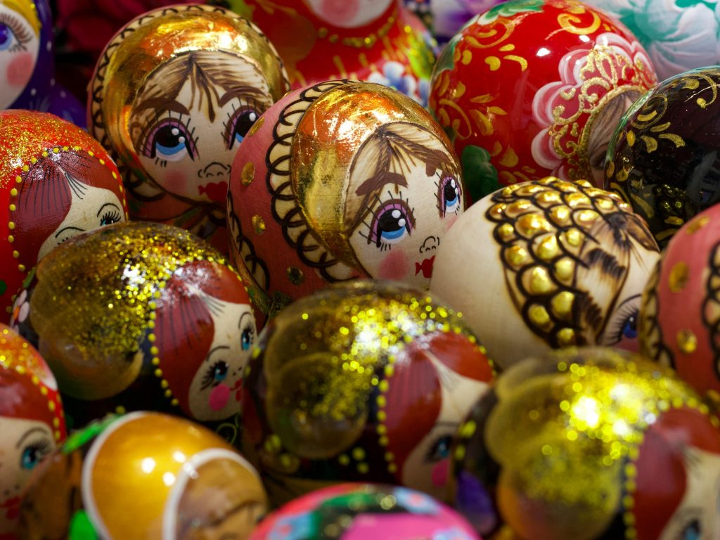Matryoshka-dukker. 